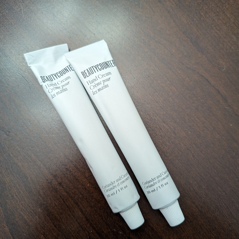 Beautycounter Coriander & Cucumber hand cream